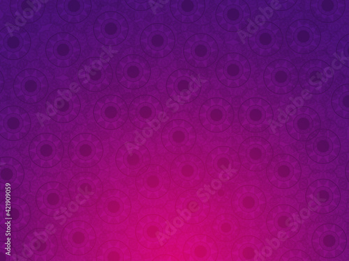 Purple, pink gradient background texture for wallpaper, desktop. Pretty, feminine hand drawn mandala design. 