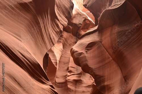 Lower Antelope Canyon on Navajo Reservation in Arizona