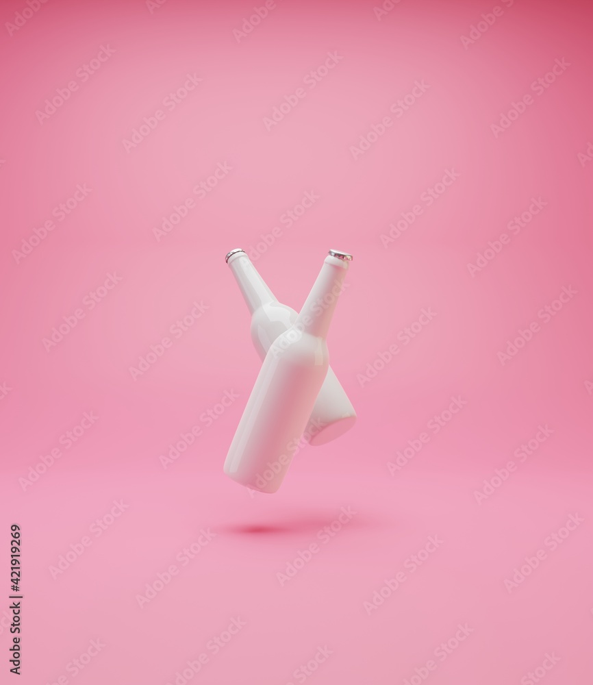3d render of bottles on a beautiful background
3d render of bottles on a beautiful background