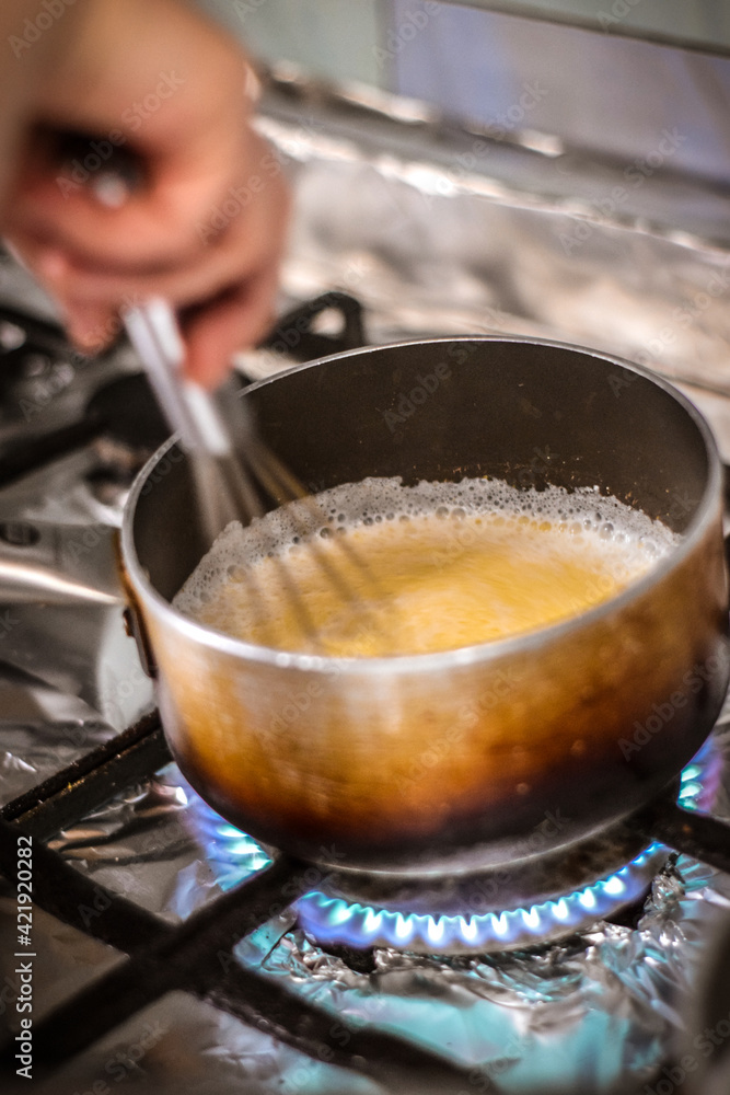 Chef making delicious food stock photo Chef making delicious food stock photo