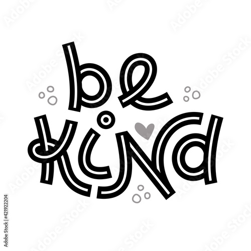 Be yourself. Positive thinking quote. Motivational card. Inspirational poster.