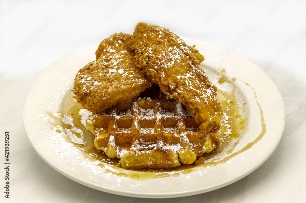 Waffle and Chicken Strips Waffle and Chicken Strips