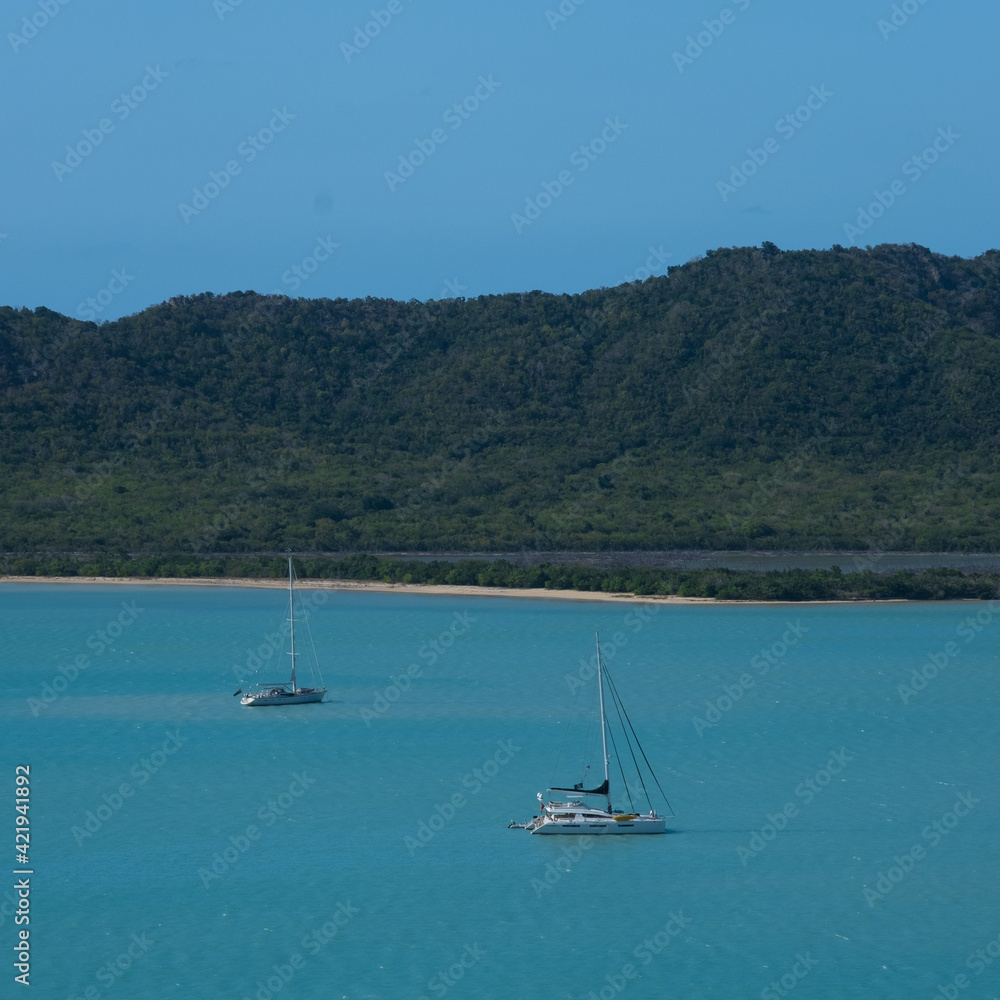 Obraz premium Natural landscape in Antigua and Barbuda