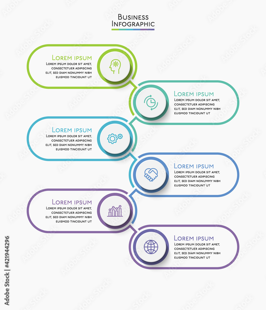 Business data visualization. timeline infographic icons designed for abstract background template milestone element modern diagram process technology digital marketing data presentation chart Vector