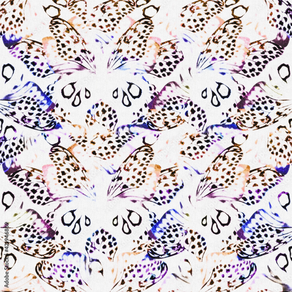 Obraz premium line art on abstract geometric shapes