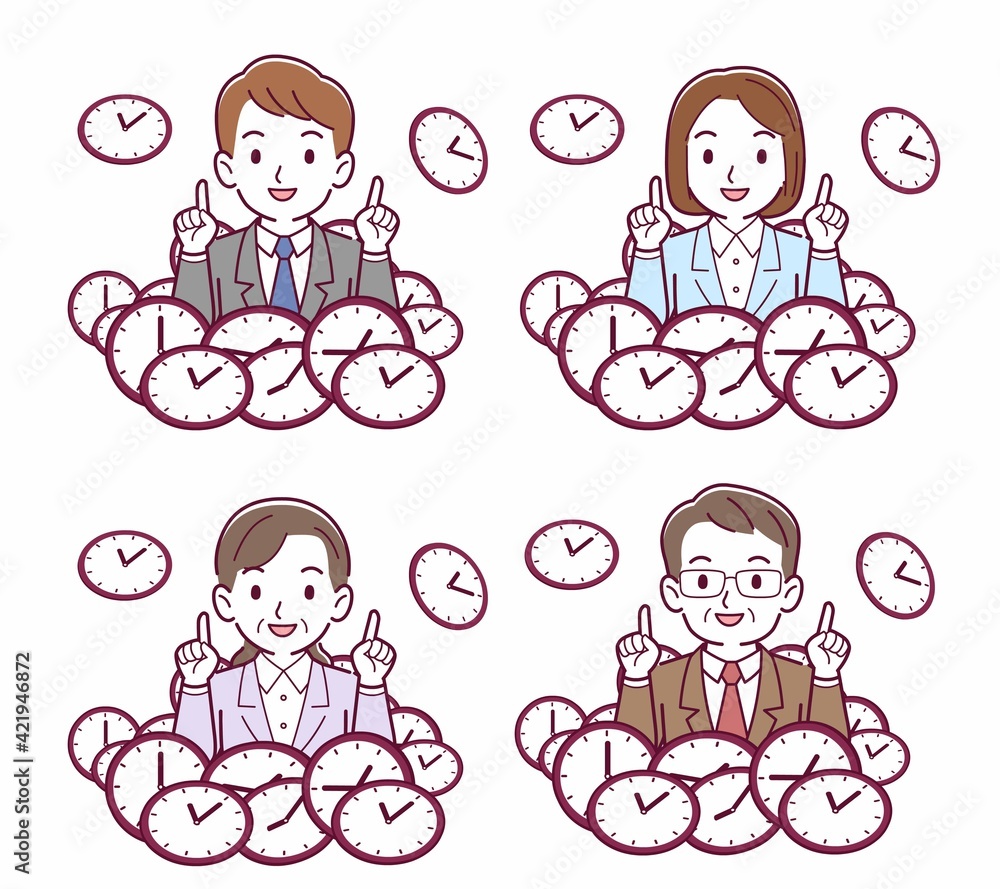時計の中にいる人 時計の中にいる人