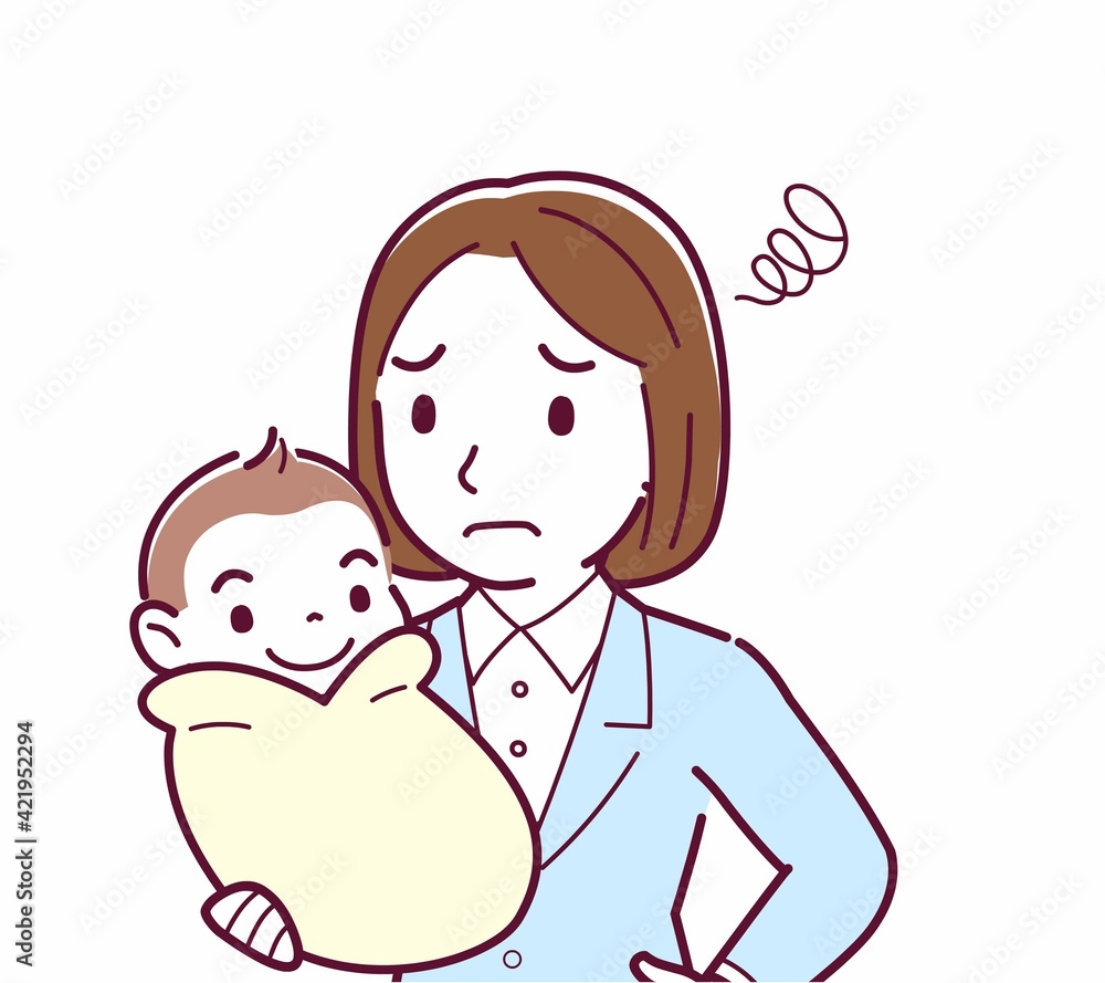 生まれたばかりの赤ちゃんと 生まれたばかりの赤ちゃんと