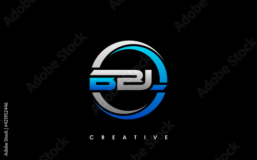 BBL Letter Initial Logo Design Template Vector Illustration