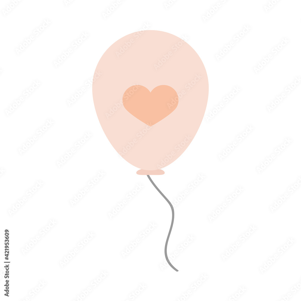 balloons heart decoration