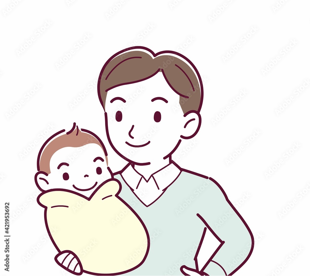 生まれたばかりの赤ちゃんと 生まれたばかりの赤ちゃんと