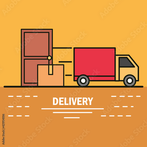 delivery truck house