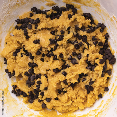 Preparación de galletas cookies.