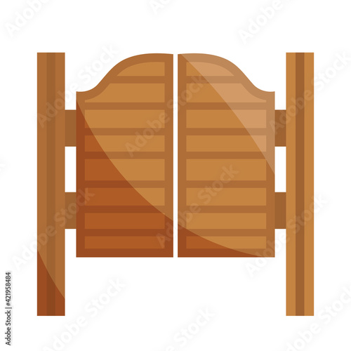 western swinging doors