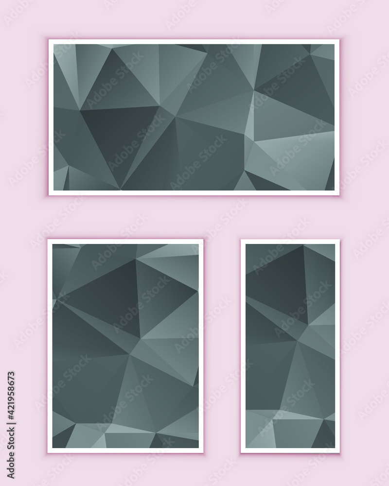 Polygonal Mosaic Background, Low Poly Style, Vector illustration, Business Design Templates