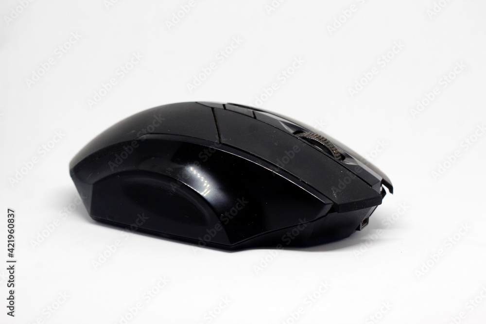 Wireless mouse isolated on white background. Wireless mouse isolated on white background.
