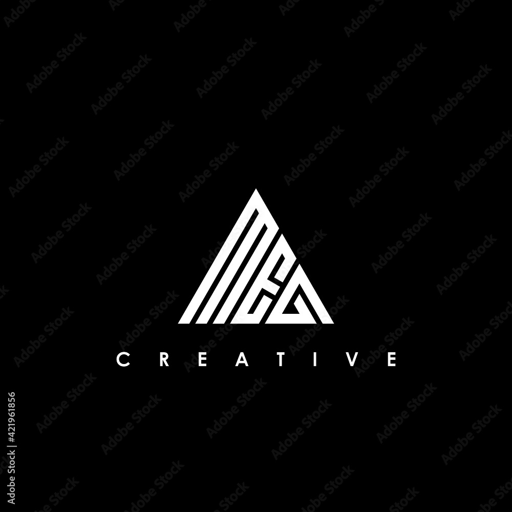 MEG Letter Initial Logo Design Template Vector Illustration MEG Letter Initial Logo Design Template Vector Illustration