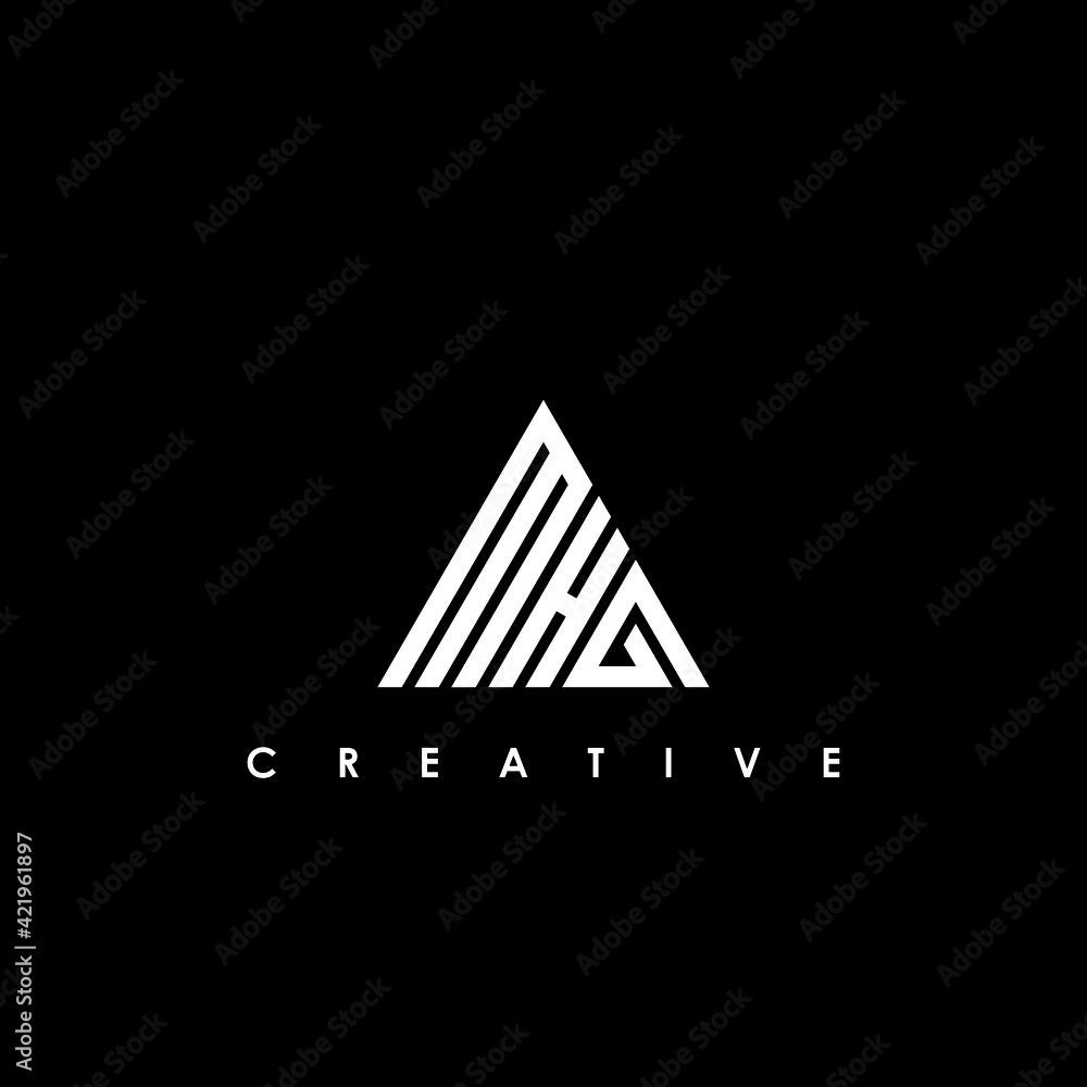 MHG Letter Initial Logo Design Template Vector Illustration MHG Letter Initial Logo Design Template Vector Illustration