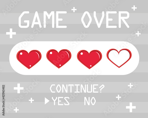 game over lives