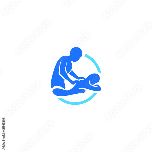 Body Spa Centre icon, massage parlour, spa, relax, 
rejenuvate, essential oil, vector illustration
