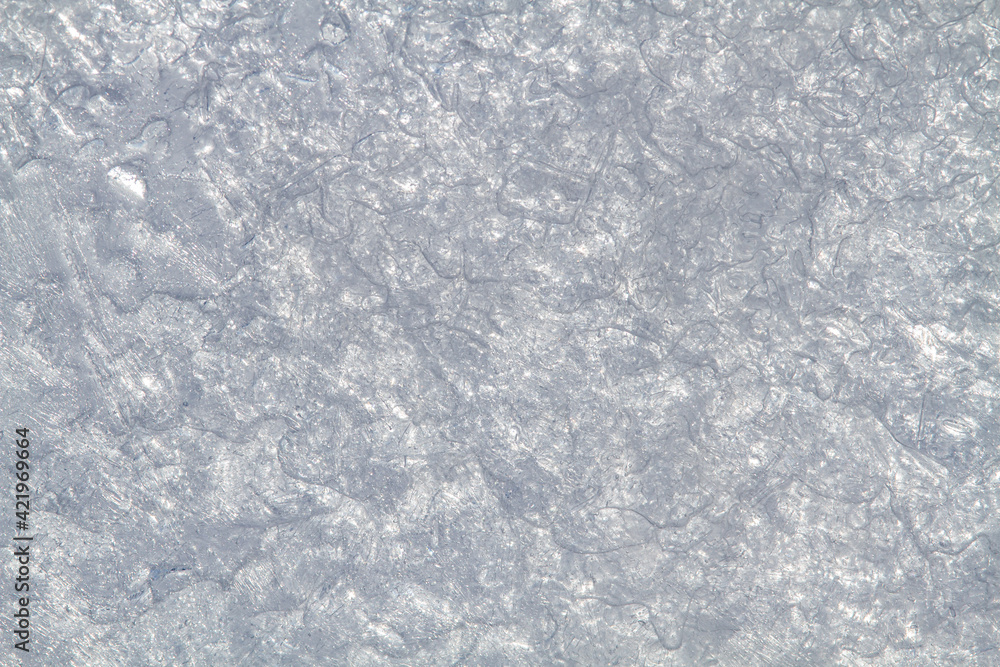 light ice surface with a fancy pattern light ice surface with a fancy pattern