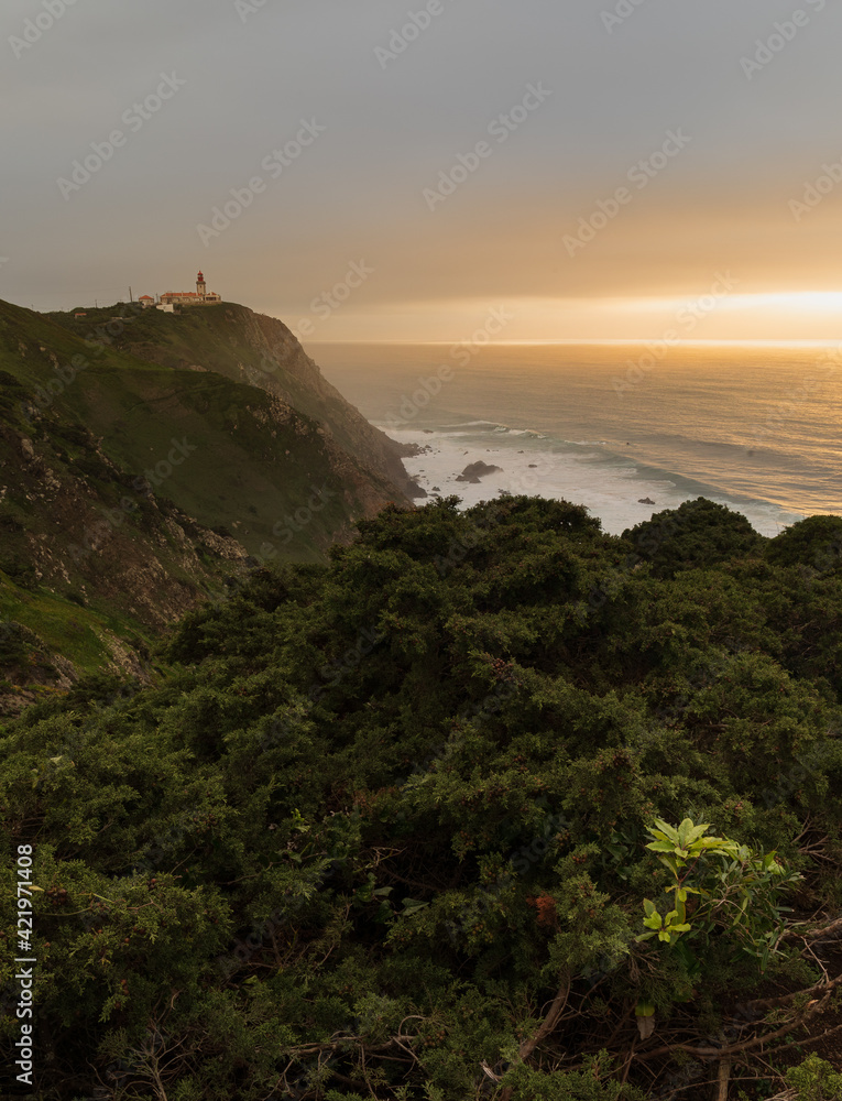 Sunset at the lighthouse, Sintra.