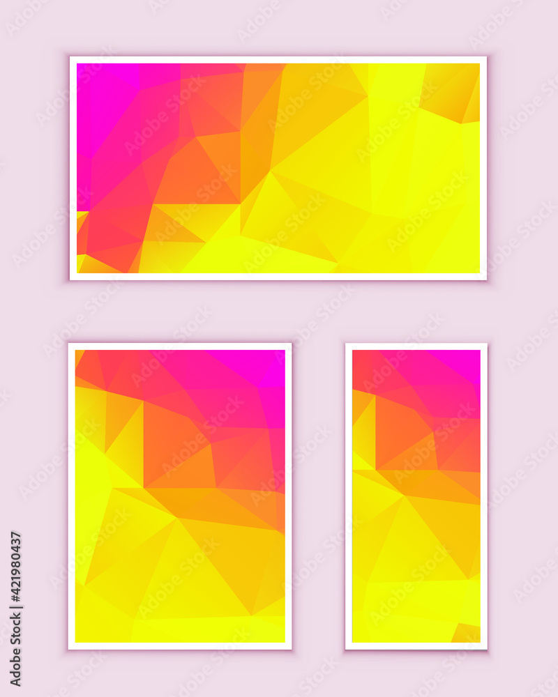 Polygonal Mosaic Background, Low Poly Style, Vector illustration, Business Design Templates