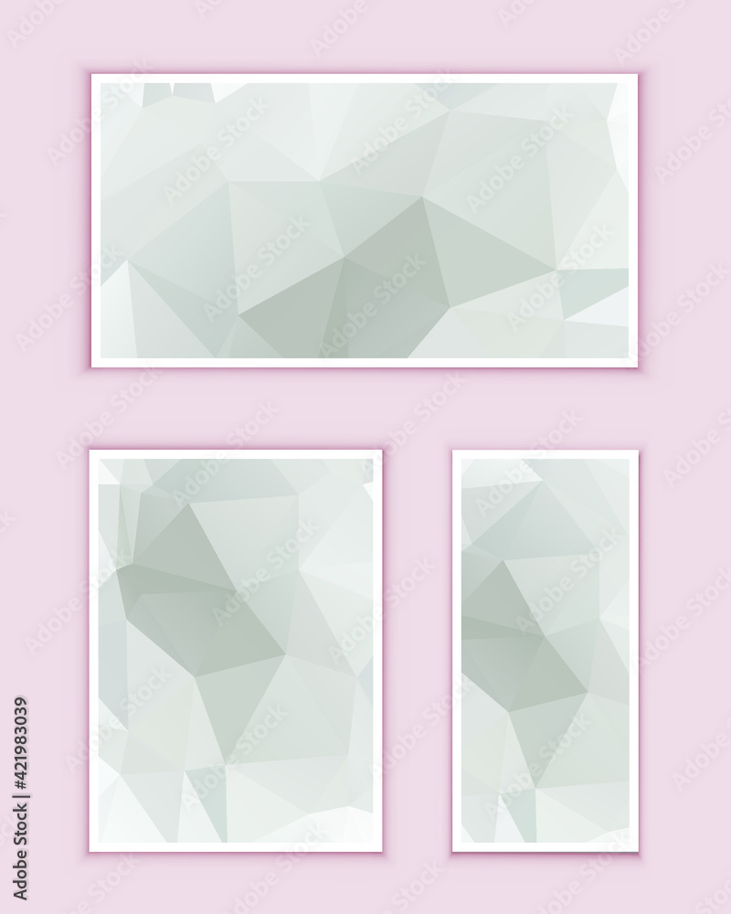 Fototapeta premium Polygonal Mosaic Background, Low Poly Style, Vector illustration, Business Design Templates