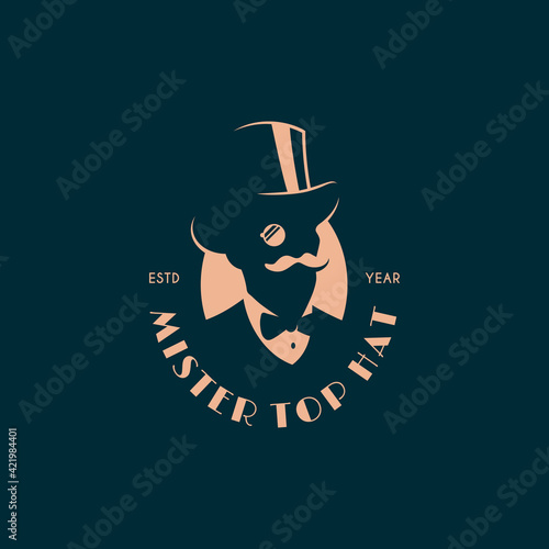 Mister top hat logo