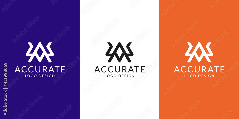 A letter Accurate letter mark initial logo design A letter Accurate letter mark initial logo design