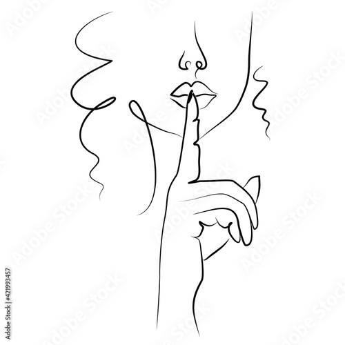 line drawing, line drawing of a beautiful woman's body to print and hang on the wall 