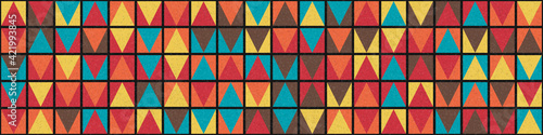 Abstract Geometric Pattern generative computational art illustration