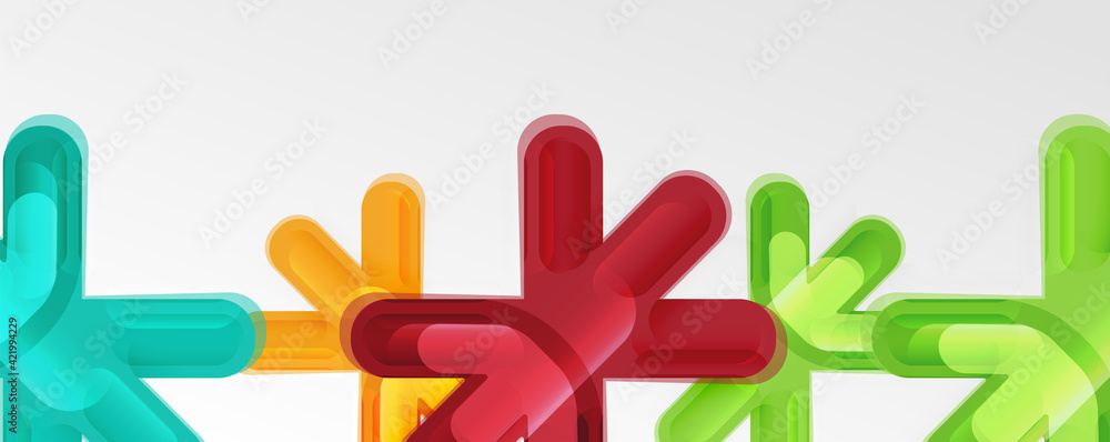 Abstract glossy crosses background for business or technology presentations, internet posters or web brochure covers Abstract glossy crosses background for business or technology presentations, internet posters or web brochure covers