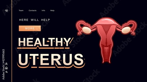 banner female genital organ uterus