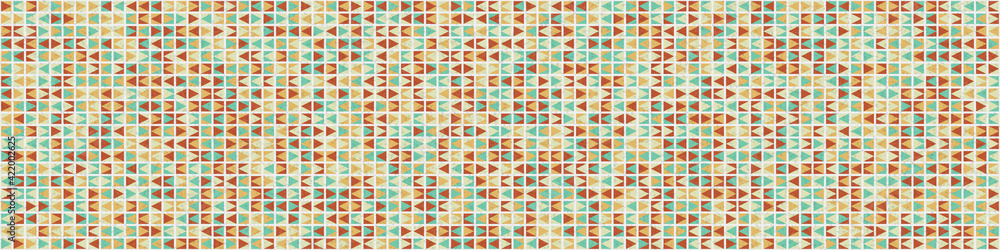 Fototapeta premium Abstract Geometric Pattern generative computational art illustration