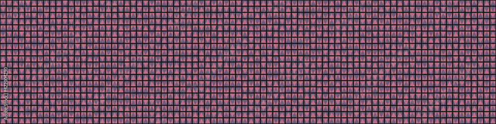 Fototapeta premium Abstract Geometric Pattern generative computational art illustration