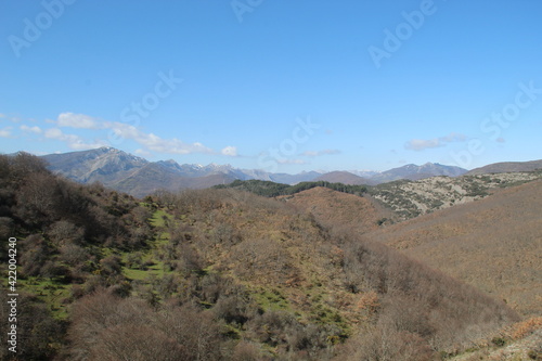 view of the mountains