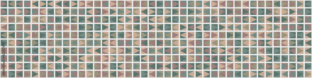 Fototapeta premium Abstract Geometric Pattern generative computational art illustration