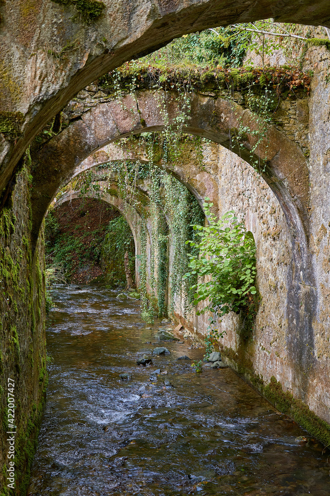 vintage arches over the river