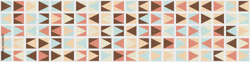 Fototapeta premium Abstract Geometric Pattern generative computational art illustration