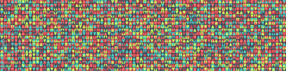 Fototapeta premium Abstract Geometric Pattern generative computational art illustration