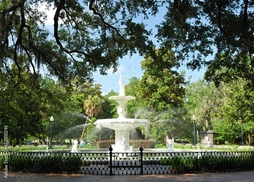 Park in der Altstadt von Savannah, Georgia