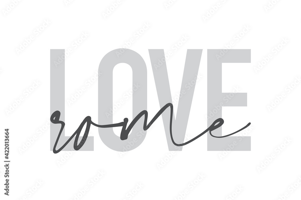 Modern, urban, simple graphic design of a saying Modern, urban, simple graphic design of a saying