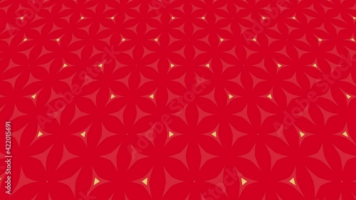 Background with colorful graphic pattern that tilts up and moves down, composed of geometric shapes, in 4K and 16: 9 video format.