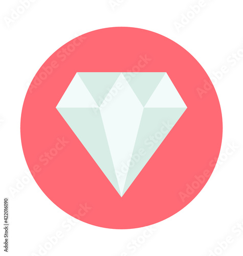 Diamond Colored Vector Icon