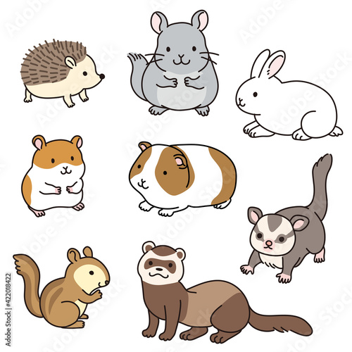 小動物イラストセット