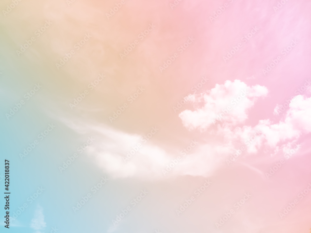 Cloud sky pastel abstract gradient blurred. soft focust canopy pink, blue, orange. wallpaper or background sweet soft landscape. Cloud sky pastel abstract gradient blurred. soft focust canopy pink, blue, orange. wallpaper or background sweet soft landscape.