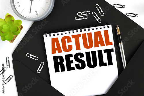 Fotografie ACTUAL RESULT