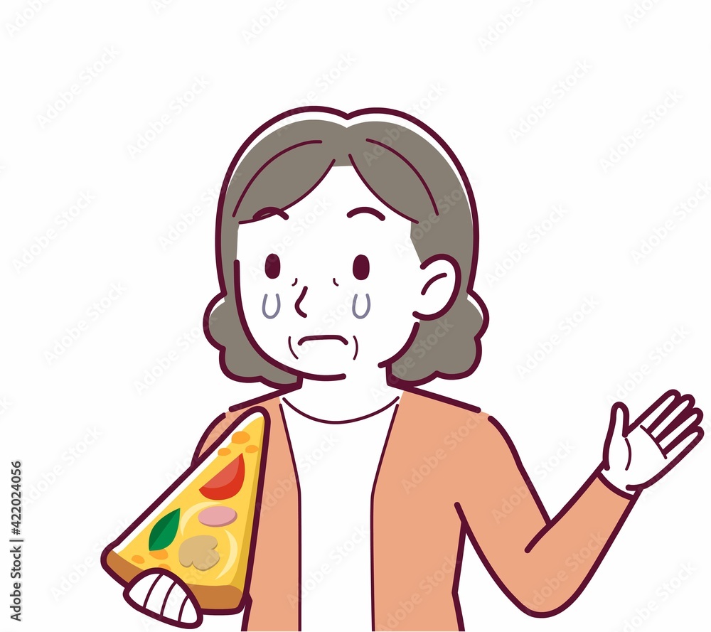 ピザを食べる人 ピザを食べる人