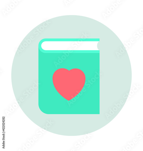 Diary Colored Vector Icon