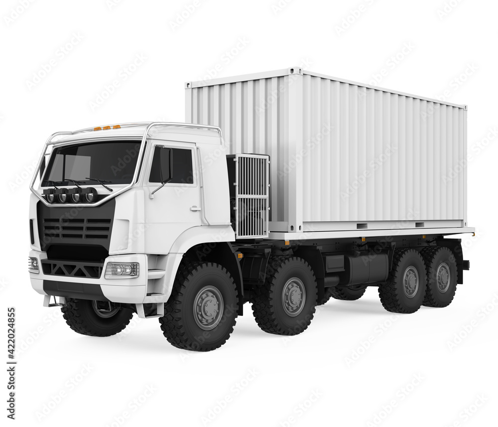 Delivery Truck Isolated
